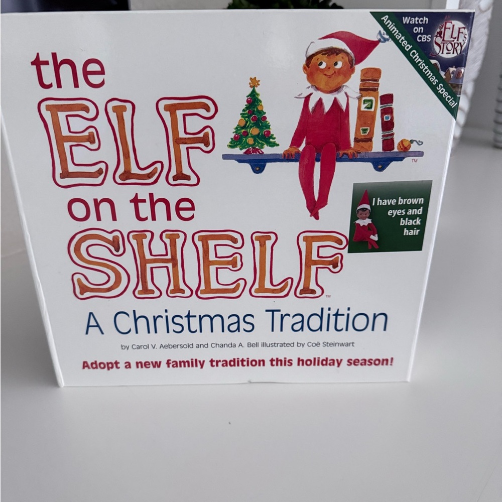 The Elf on the Shelf A Christmas Tradition - with Holiday Book and 2 new outfits